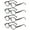 4 Pairs of Gray, variant on 4 Pairs of Womens Small Round Presbyopic Glasses Men Fashion Trendy Personalized Reading Glasses Spring Hinge Readers +1.75