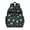 Alien Head and, variant on Alien and UFO Deep Blue Pattern Backpack for School, Cute School Bag with Adjustable Shoulder Straps and Padded Back, 15.25"x11.5"x5.25"