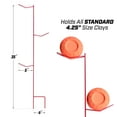thumbnail image 4 of GoSports Outdoors Target Practice Tri-Tower Steel Clay Pigeon Holder (3 Pack), 4 of 8