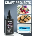 thumbnail image 4 of Nicpro 200g UV Resin, 2 Pcs Crystal Clear UV Glue Hard, High Viscosity & Quick Curing UV Epoxy Resin Kit for Jewelry Making, Craft, Doming, Coating and Casting, 4 of 8
