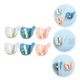 thumbnail image 4 of OULII 6pcs Mop Storage Wall Clips Blue PVC Living Room Organizing, 4 of 8