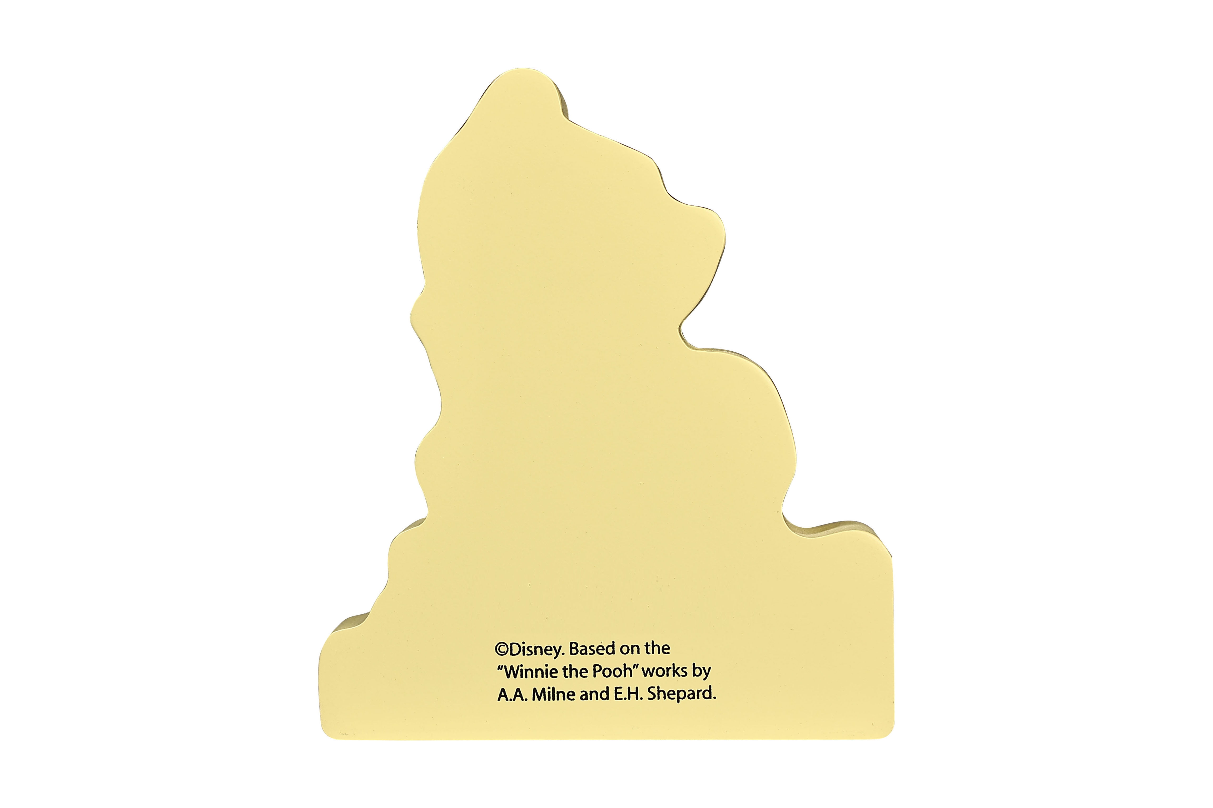 (2 pack) Disney Winnie The Pooh And Piglet Die-Cut MDF Art Block - Child Art Piece