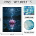 thumbnail image 3 of Diamond Art Kits for Adults - 5d Lotus Serenity Enchantment Diamond Painting for Adults, Diamond Art for Adults Beginners, Diamond Painting Kits for Adults for Home Wall Decor, 3 of 7