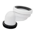 Premium PVC Offset Toilet Flange Shifter, EasyInstall Adapter for Bathroom Tub Waste & Drain