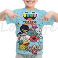 thumbnail image 3 of Camiseta con estampado 3D del juego Toca Life World, camiseta de manga corta de verano para niñas y niños, ropa para niños, camisetas para niños, camiseta de anime, 3 of 5