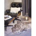 thumbnail image 2 of H-Luxe 2'X3' Gordon Faux Sheepskin Rug, 2 of 3