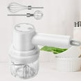 thumbnail image 5 of Fridja Hand Mixer Electric 3 Speed Hand Mixer Wireless Kitchen Handheld Mixer Includes 2 Mixing Rods, Eggs Separator for Cream, Cake, Cookies, White, 5 of 7