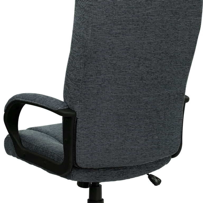 Emma + Oliver High Back Gray Fabric Executive Swivel Office Chair