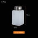 thumbnail image 2 of Botella dispensadora de alcohol de 5 piezas de 6 oz/180 ml, contenedor vacío, blanco, 2 of 5