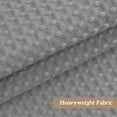 thumbnail image 2 of Barossa Design Waffle Weave Shower Curtain with Snap in Liner, Mesh Window, 71"W x 74"L, Grey, 2 of 6