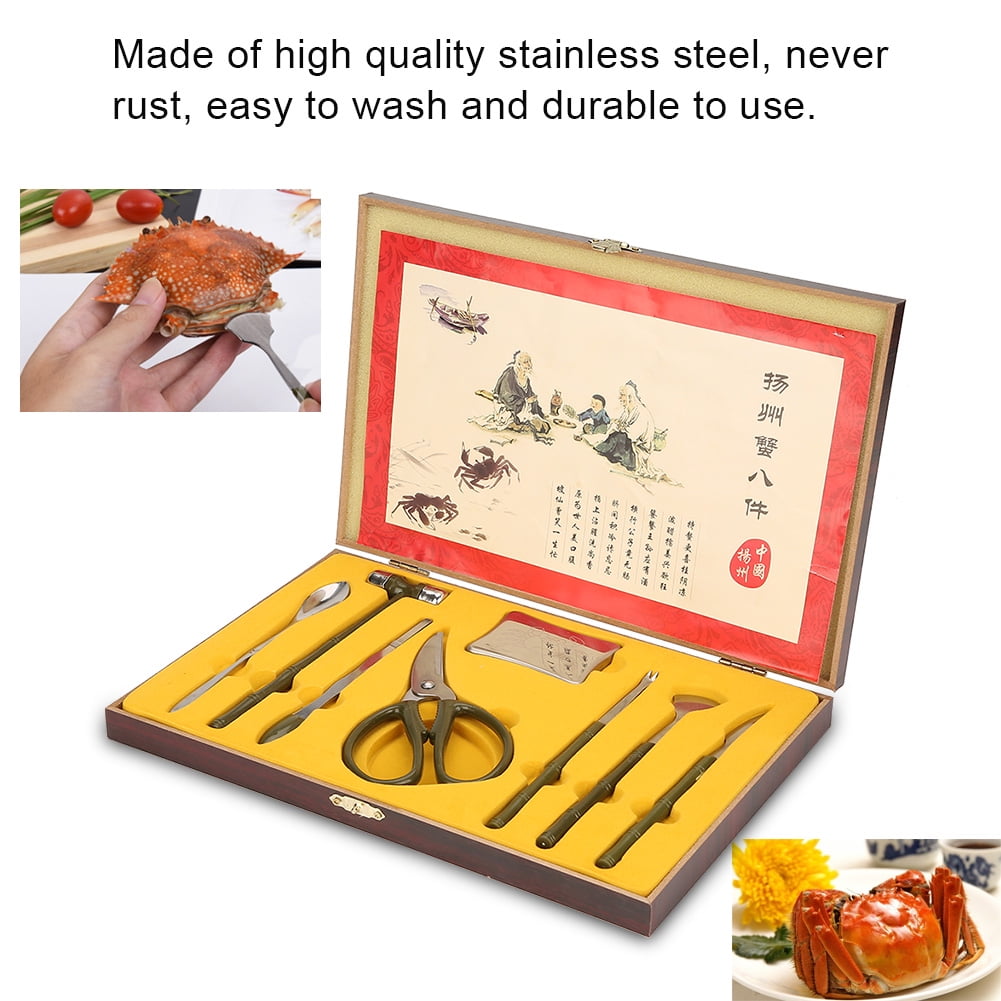 Crab Cracker, Lobster Cracker Seafood Claw Tool 555g/19.6oz Crab Tool, Never Rust For Oysters