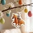 thumbnail image 6 of Easter Home Decor,Easter Decorations for Office,Easter Acrylic Creativeness Small Pendant Bunny Decorative Small Objects Holiday Hanging Ornaments(C), 6 of 8