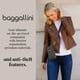 thumbnail image 3 of Bandolera Baggallini Securtex® antirrobo para mujer, color carbón, 3 of 7