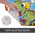 thumbnail image 3 of Kdxio Dinosaur Riding a Motorcycle,16" x 24", Non-Slip Front Door Mats,Outdoor Welcome Mat Washable, 3 of 9
