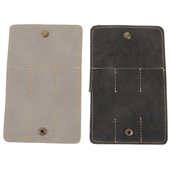 HONMEET 2Pcs Memory Card Storage Case PU Compact Lightweight Multi Functional Design