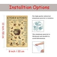 thumbnail image 2 of Retro Meta Kitchen Witchery Poster Abc's of Kitchen Witch Poster Smudge Sticks Witches Poster Witches Magic Knowledge Poster Witch Knowledge Poster 8X12 inch-Tin Painting, 2 of 14