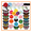 colorful1, variant on AUQ 36 Pcs Iron On Patches,Versatile Iron On Patches for Creative Styles,Custom Patches with No Residue for Fashionable Designs