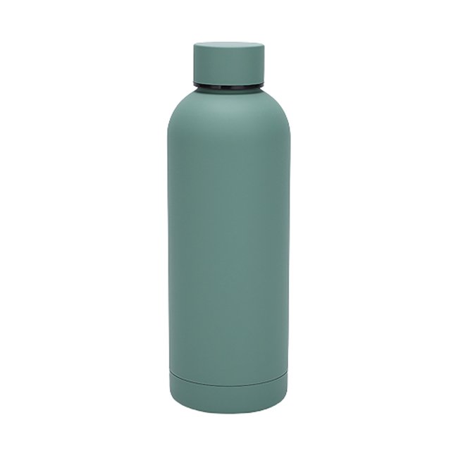 Frasco de vacío Toystoory 500 ML botella portátil taza aislada de acero inoxidable verde