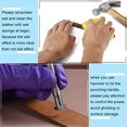 thumbnail image 5 of 36 PCS Metal Leather Stamping Tools Leather Stamping Steel Silver Punching for Letters A-Z and Numbers 0-9 with Printing Handle Stamps Stamping Tool for Leather Craft, 5 of 5