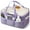 Lavender Purple, variant on Sunveno Large Polyester Nursery Portable Diaper Caddy Organizer for Changing Station