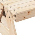 thumbnail image 5 of vidaXL Picnic Table for Kids 88x122x58 cm Solid Wood Pine, 5 of 5