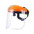 thumbnail image 2 of GUOOL Face Shield Clear View Portable Full Face Cover for Sanding Grinding Factory Orange, 2 of 9