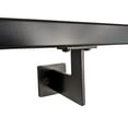 thumbnail image 4 of Urban Contemporary Aluminum Complete Handrail Grab Bar Set, Brackets Included, Black Powder Coated Finish (3 Foot Handrail Set), 4 of 4