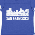 thumbnail image 4 of Inktastic San Francisco Skyline with Grunge Boys or Girls Toddler T-Shirt, 4 of 5