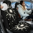 thumbnail image 2 of Uorisanigo Automotive Seat Cover Set Car Protection Accessory, Moon and Sun Car Seat Covers for SUV, Seats Interior Covers for Trucks, Universal Seats Cover Front Set, 2 Packs, 2 of 7