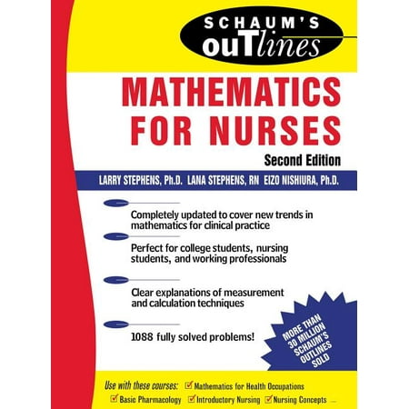 UPC: 9780071400220 | Schaum s Outlines: Schaum s Outline of Mathematics for Nurses: Theory and Problems of Mathematics for Nurses (Edition 2) (Paperback)