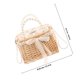 thumbnail image 2 of OULII Mano En Bambú Beige Con De Para Guardar Objetos Personales, 2 of 6