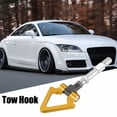 thumbnail image 2 of Unique Bargains Gold Tone Aluminum Alloy Triangle Shape Front Rear Bumper Trailer Towing Tow Hook Screw for Audi A5 S5 RS5 2008-2014, 2 of 7