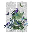 thumbnail image 2 of Fab Funky 26x32 White Modern Wood Framed Museum Art Print Titled - Tropical Birds Nest 1 Book Print, 2 of 4