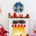 thumbnail image 4 of Wreath for Door and Wall Indoor Outdoor Ornament for Front Entry Christmas Party Home Decoration Versatile Hanging Home, 4 of 6