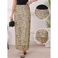 thumbnail image 2 of DARING DIVA Women's High Waisted Bodycon Y2k Slim Fit Trendy Small Brown Leopard, 2 of 6