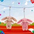 thumbnail image 3 of Stuffed Animals Cute Cartoon Rabbit Keychain Love Pompom Trinket Toy Girl Bag Car Keychain Mobile Phone Pendant Jewelry Gift, 3 of 7
