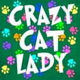 thumbnail image 3 of CafePress - Crazy Cat Lady Women's Dark T Shirt - Women's Traditional Fit Dark T-Shirt, 3 of 4