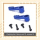 thumbnail image 5 of Vogacara 2 piezas RC coche Servo brazo modelo vehículo Metal dirección engranaje brazos reparación repuestos reemplazo para WL juguete A949 Kits de construcción modelo Azul oscuro Vogacara  FN012247-09B, 5 of 6