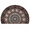 B, variant on Boho Style Semicircular Door Mat, Heavy Duty Outside Door Mat, Half Round Welcome Mat Outdoor for Front Door, Entryway, Patio