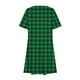 thumbnail image 4 of Vestido de Manga Corta para las Mujeres Casual Impreso Cuello Redondo, Vestido de las Señoras para la Primavera Y el Verano de Uso Diario, 4 of 9