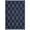 Blue, variant on Moretti Parker Area Rug 7765B Navy Lines Dotted 2' 5" x 4' 5" Rectangle