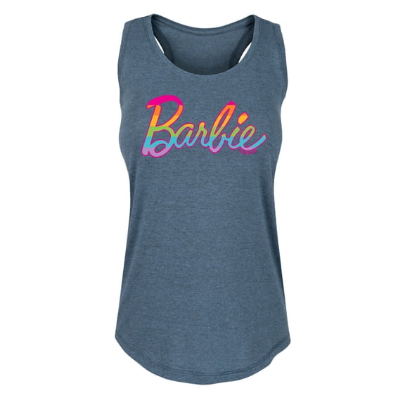 Barbie - Pride Rainbow Logo - Women's Racerback Tank Top