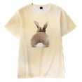 thumbnail image 6 of Funny T-shirt Easter Rabbit Printed T Shirts Short Sleeve Tops Streetwear New,Adults-2XS,#02, 6 of 6