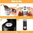 thumbnail image 3 of Refillable Stainless Steel K-Cup - BPA-Free Reusable Coffee Pod with Mesh Filter, 3 of 8