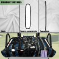 thumbnail image 5 of XYZCANDO Golf Cart Seat Cover Universal Warp Knitted Terry Cloth, Compatible with Sports Club Car Golf Cart, for Club Cars 2 Person Seats Golf Carts, Deer American Flag Pattern, 5 of 7