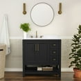thumbnail image 4 of Flash Furniture Ffir10670 36" Free Standing Single Basin Vanity Set - Gold, 4 of 7