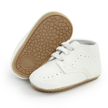 

Bonario Baby Boys Girls Shoes Infant Oxford Dress Shoe Loafers for First Steps Walkers 0-18M