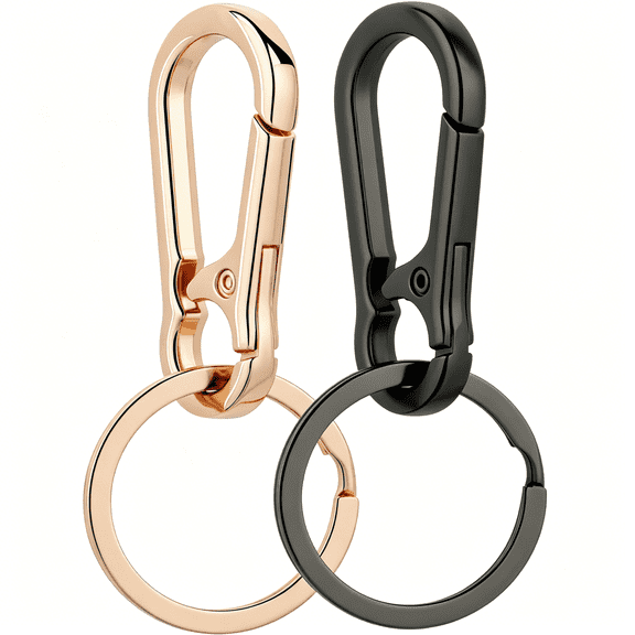 DESIGNICE Metal Keychains Keyring Key Chain Ring Clip Holder Organizer for Home Car Keys Key Finder Women Men