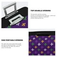 thumbnail image 5 of Haiem Purple Mardi Gras Luggage Cover Printed Suitcase Covers for Luggage Elastic Washable Suitcase Protector Fits 18-32 Inch Luggage-X-Large, 5 of 9