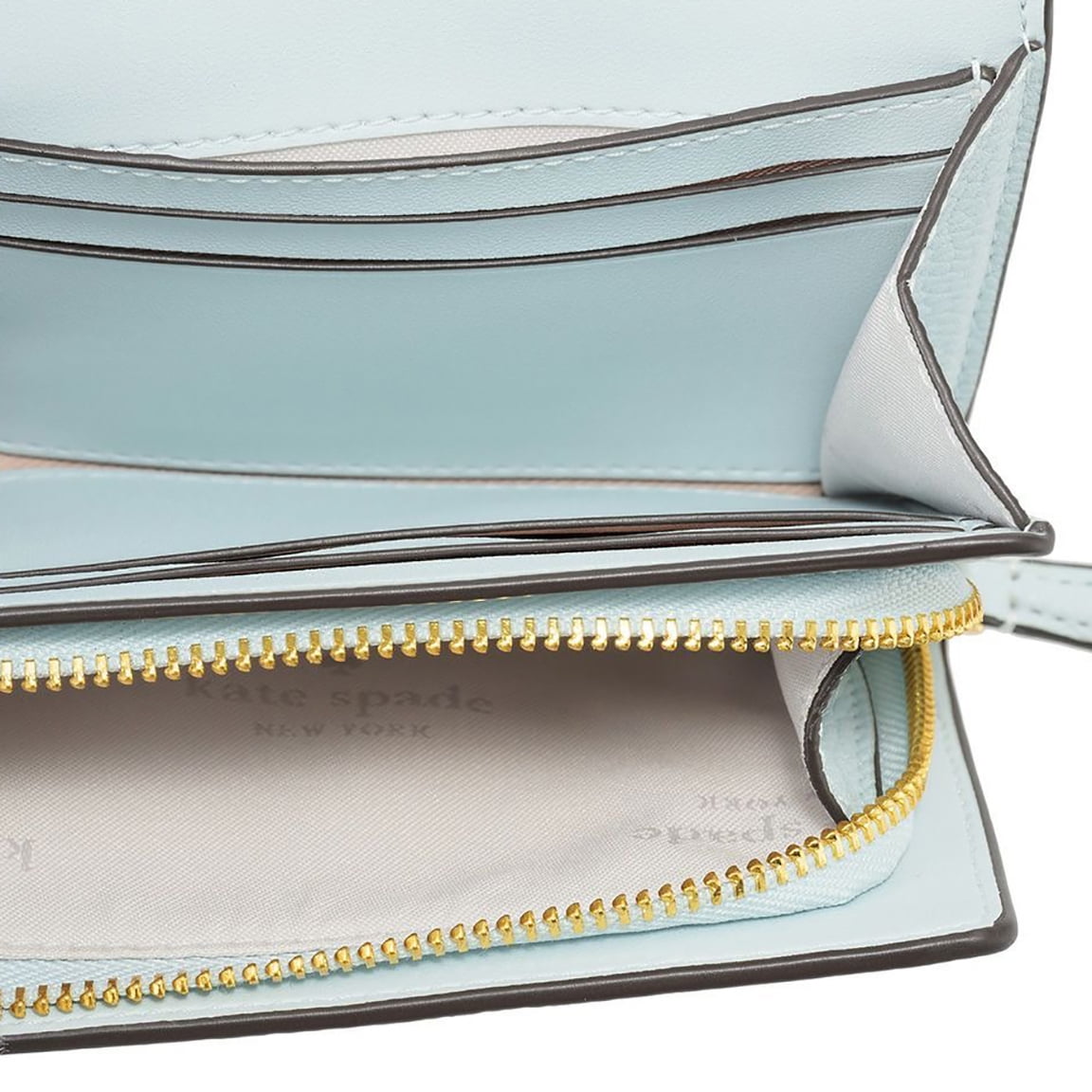Kate Spade New York Women's Kayla Small L-Zip Snap Leather Wallet